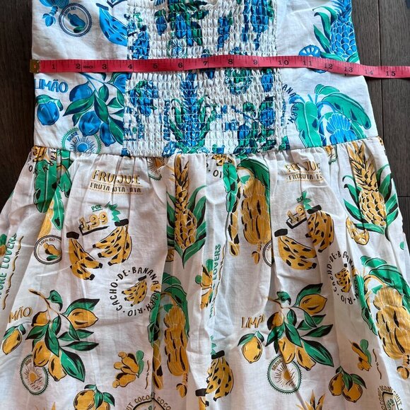 FARM Rio Strapless Tropical Print Dress - Picture 9 of 10